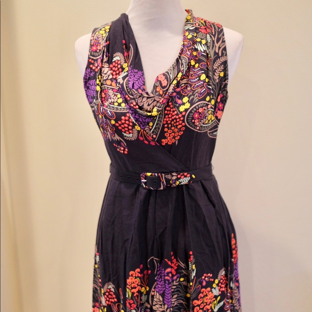 Adorable belted retro dress